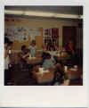 My birthday party at Johannisburg Grade School. Eating ice cream.