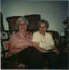 Grandma Mathews on the right. Her friend Blanche on the left.